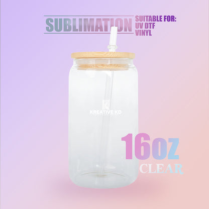 LIBBY GLASS 16oz CLEAR
