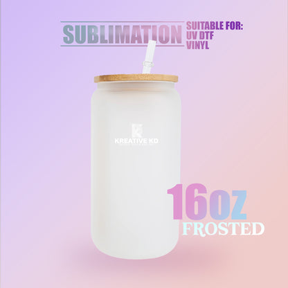 LIBBY GLASS 16oz FROSTED